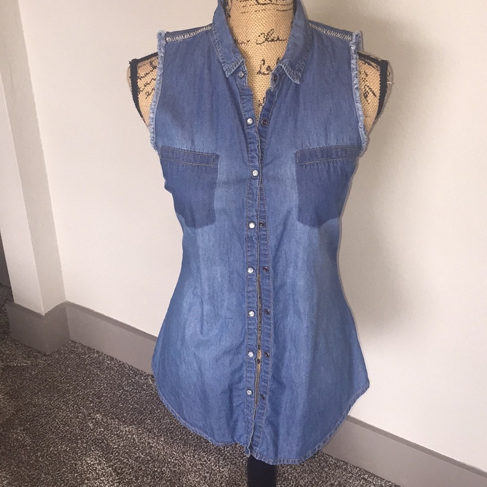 Denim look shirt